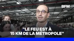 Gironde Wildfire: "No evacuation of Bordeaux on the agenda," affirms Thomas Cazenave