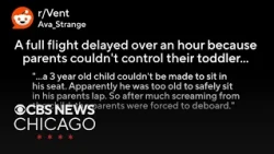 Unruly toddler delays flight by an hour