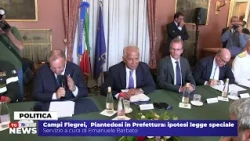 Campi Flegrei, Piantedosi at the Prefecture: Special Law Proposed