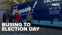 Wisconsin gubernatorial candidates make final push to election with bus tours around the state