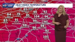 Dangerous heat returns to NC. Sept. 1 update | Labor Day holiday weekend rain chances