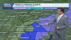 IMPACT: Frost & Freeze Alerts Issued For Parts Of South-Central Pennsylvania Sunday Night
