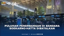 Puluhan Penerbangan Di Bandara Soekarno-Hatta Dibatalkan