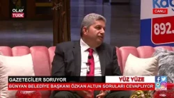 BÜNYAN BELEDİYE BAŞKANI ÖZKAN ALTUN GAZETECİLERİN SORULARINI CEVAPLIYOR