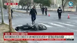 Impactante choque cerca del Delmi: el automovilista se dio a la fuga