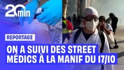Report: We followed street medics at the October 17 protest
