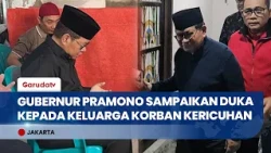 Expressing Condolences, Governor Pramono Visits Pejompongan Riot Victims