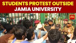 Students Hold Protest Outside Jamia Millia Islamia University In Delhi | Delhi | Students Protest