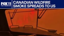 Canadian wildfires moving into parts of US