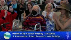 PCC 7/13/26 - Pacifica City Council Meeting - July 13, 2026