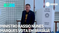 Justice Kassio Nunes Marques casts his vote in Brasília
