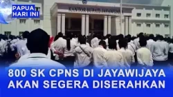 JAYAWIJAYA REGENT LEADS ROLL CALL FOR 800 CIVIL SERVANT CANDIDATES, APPOINTMENT LETTERS TO BE ISS...