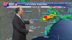 Scattered Showers & Storms Saturday then Lower Rain Chances with Seasonable Heat Sunday and Monday