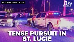 PIT maneuver ends St. Lucie County chase after driver allegedly targets deputy
