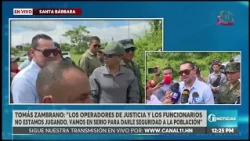 "Those who have harmed the Honduran people will pay with the full weight of the law": Tomás Zambrano