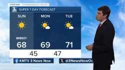Joseph's 10/18 Sunday Forecast