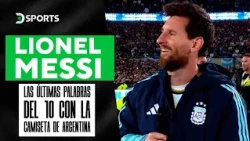 "I'M GRATEFUL TO GOD FOR BEING ARGENTINIAN" | #MESSI'S STATEMENTS AT HIS FAREWELL