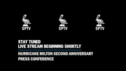 Hurricane Milton Second Anniversary: Press Conference | St. Pete, FL