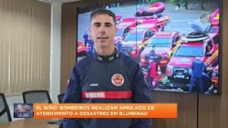 Southern Brazil Fire Departments Conduct Disaster Response Drill