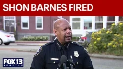 Seattle police Chief Shon Barnes dismissed by Mayor Katie Wilson | FOX 13 Seattle