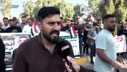 Kirkuk.. Daily wage workers at North Oil Company protest to demand their financial dues