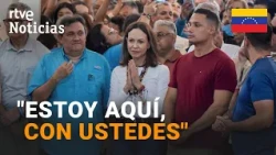 María Corina Machado returns to Venezuela | RTVE News