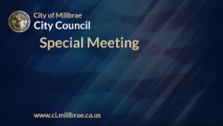 Millbrae City Council Special Closed Session, August 6, 2026