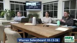 Warren Selectboard 10-13-26