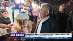 BAŞKAN BÜYÜKKILIÇ, GASTRONOMİ GÜNLERİ’NDE KAYSERİLİLERLE BULUŞTU MİLLET BAHÇESİ DOLDU TAŞTI
