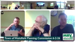 Waitsfield Planning Commission 6-2-26