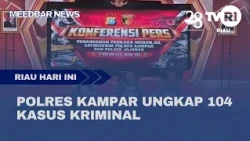 KAMPAR POLICE SOLVE 104 CRIMINAL CASES