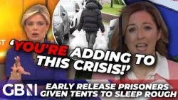 Labour AVOIDS question on early-release prisoners being GIVEN TENTS due to ‘scrambled’ resources
