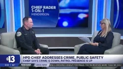 Henderson police chief says crime is down, city is safer even after recent shootings