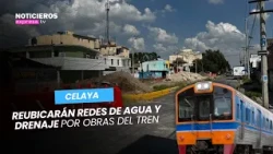 Federal investment! Hydraulic networks being relocated in #Celaya due to train construction 🚨🏗️