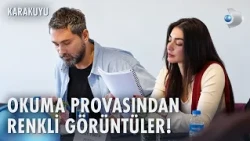 #Karakuyu'nun okuma provasından eğlenceli anlar sizlerle! 😍 Yakında #KanalD’de! 💙 @KarakuyuKANALD
