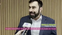 TV Viçosa Reports: Agreement kicks off University Hospital project in Viçosa