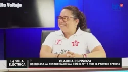 CLAUDIA ESPINOZA EN LA SILLA ELECTRICA