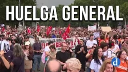 Unions show support or opposition to the general strike
