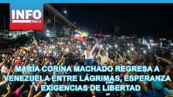 MARÍA CORINA MACHADO RETURNS TO VENEZUELA AMID SHOWS OF SUPPORT AND DEMANDS FOR FREEDOM