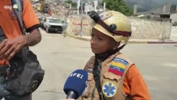 The 10-year-old Venezuelan 'little mole' who helps after the earthquakes and dreams of being a re...