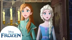 La Noche Antes de la Prueba Real |🏰 Aventuras Disney Fuera de la Página | Frozen