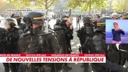 Voici les images des nouvelles tensions place de la république à Paris