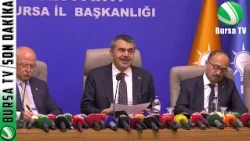 Milli Eğitim Bakanı Yusuf Tekin'den Açıklamalar 17 Haziran Bursa