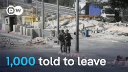 Over 1,000 told to leave homes in Hebron, officials say | DW News