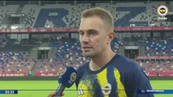 Futbolcumuz Nathan Ake ve Kalecimiz Mert Günok'un maç sonu açıklamaları | Gornik Zabrze - Fenerbahçe