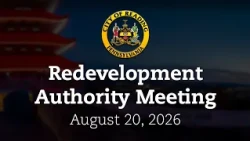 Redevelopment Authority Meeting 8/20/26 | City of Reading, PA