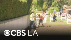 Despite extreme heat, San Fernando Valley workers power through to get job done