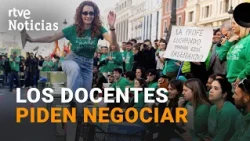 Third week of public education strike in Madrid | RTVE News