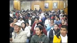 Las Juntas residents hold protest to demand completion of the Solamar - San Lucas road
