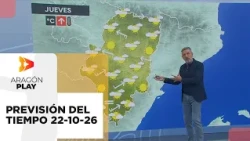 Aragon weather forecast for this Thursday, October 22, 2026